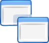 Two Browser Windows Clip Art